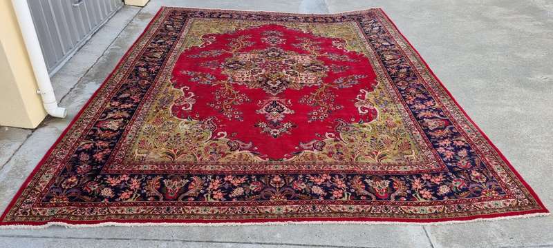 Persian Tabriz Carpet  395cm x 300cm Hand-Knotted