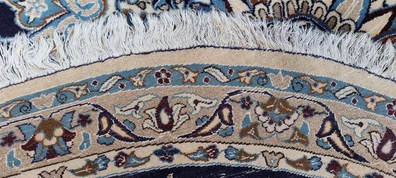 Persian Nain Carpet 205cm x 205cm Hand Knotted