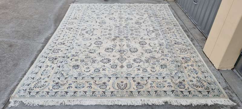 Persian Nain Carpet 335cm x 254cm Hand Knotted