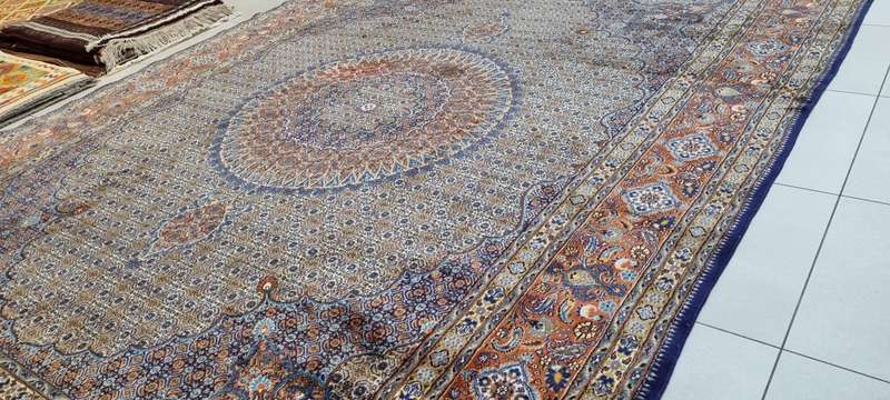 Very Fine Persian Moud Carpet 387cm x 295cm Hand Knotted