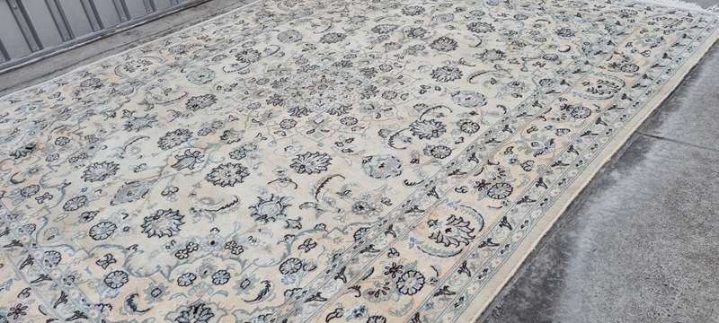 Persian Nain Carpet 335cm x 254cm Hand Knotted