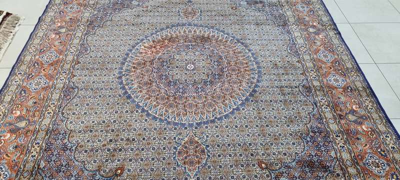 Very Fine Persian Moud Carpet 387cm x 295cm Hand Knotted