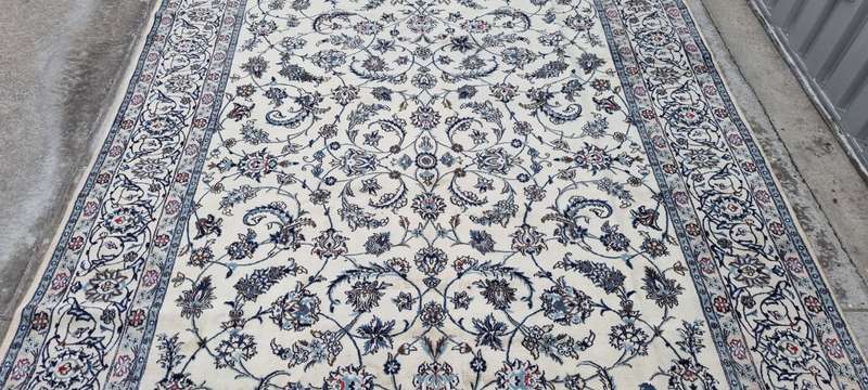 Very Fine Persian Nain Carpet 347cm x 250cm Hand Knotted