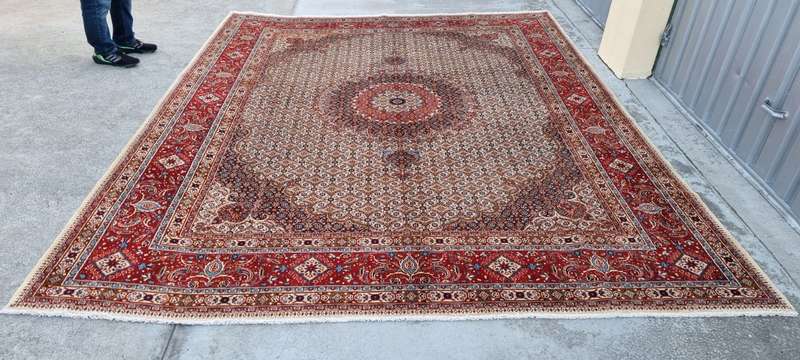 Persian Moud Carpet 390cm x 300cm Hand Knotted