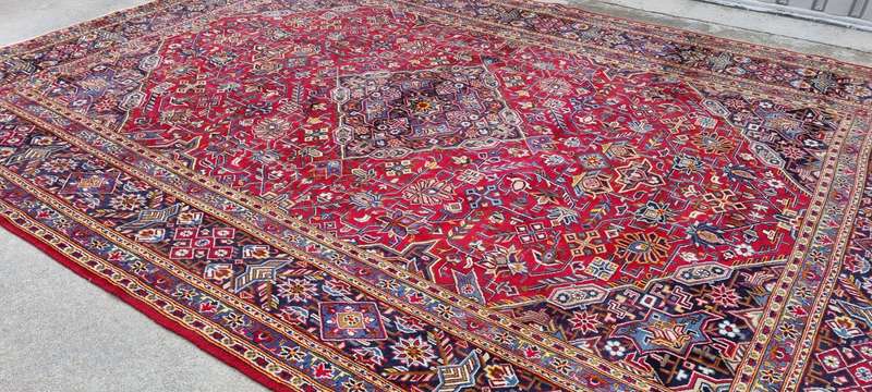 Persian Najafabad Carpet 380cm x 290cm Hand Knotted