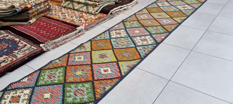 Afghan Chobi Kilim 490cm x 85cm Hand Made