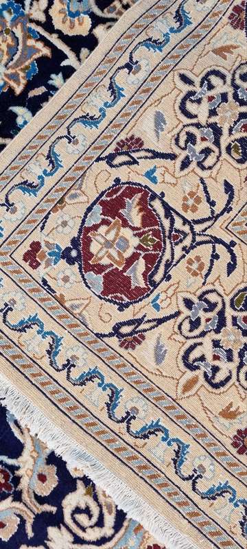Persian Nain Carpet 345cm x 245cm Hand Knotted