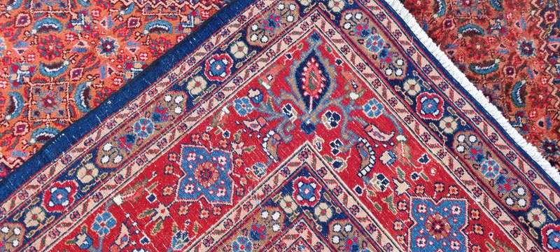 Vintage Persian Moud Carpet 365cm x 242cm Hand Knotted