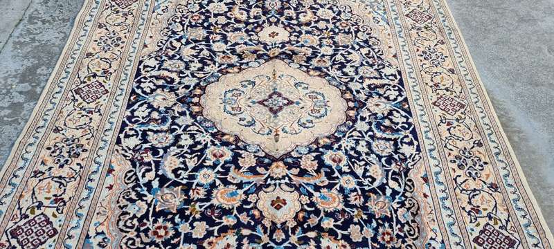 Persian Nain Carpet 345cm x 245cm Hand Knotted