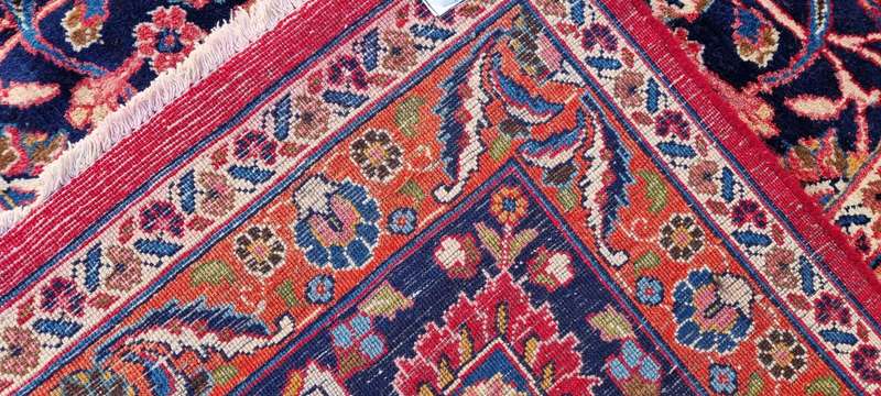 Persian Mashhad Carpet 410cm x 298cm Hand Knotted