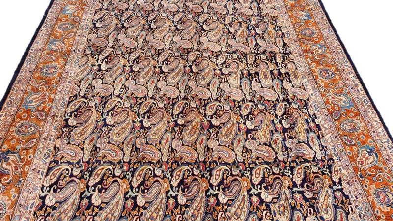 Persian Kashmar Carpet - 375cm x 298cm Hand Knotted