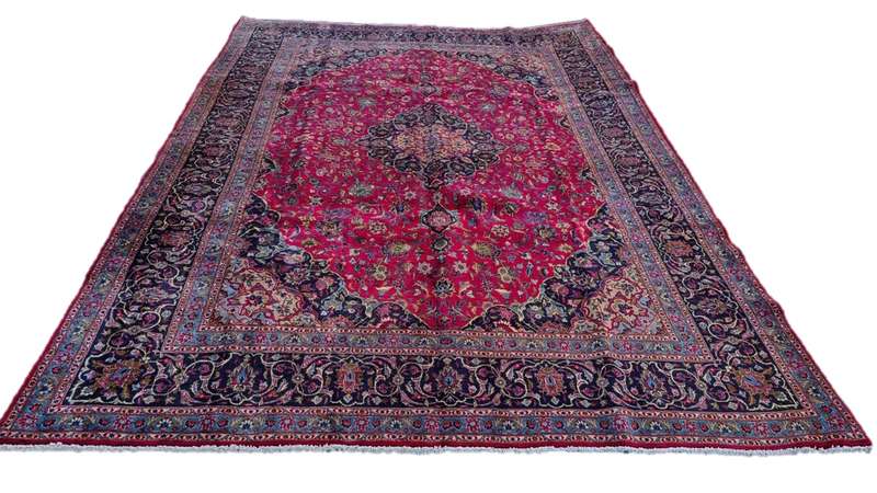 Persian Kashmar Carpet  405cm x 300cm Hand-Knotted