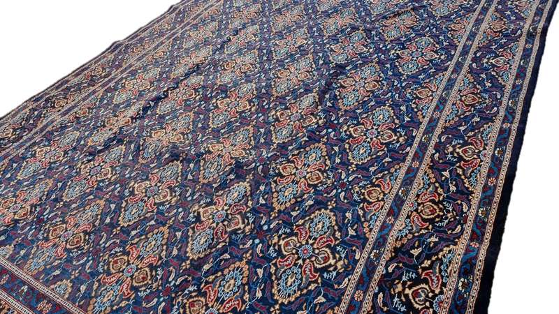 Persian Moud Carpet 396cm x 293cm Hand Knotted