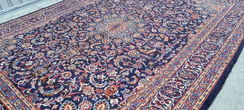 Vintage Persian Kashmar Carpet  385cm x 295cm Hand Knotted