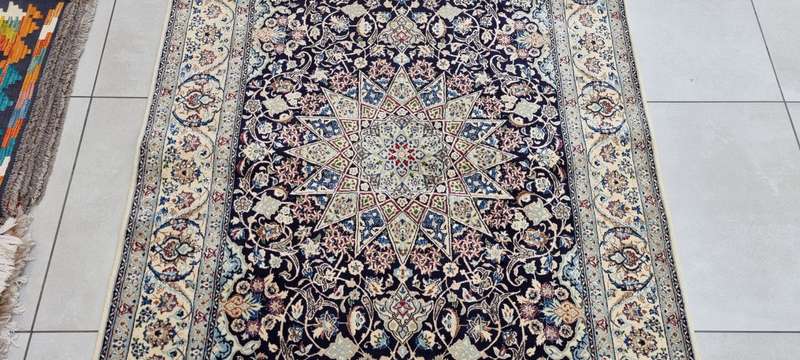 Very Fine Persian Nain Carpet (6LA) 210cm x 130cm Hand Knotted