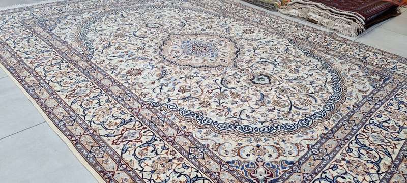 Fine Persian Nain Carpet 347cm x 258cm Hand Knotted