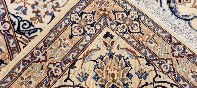 Fine Persian Nain Carpet 347cm x 258cm Hand Knotted