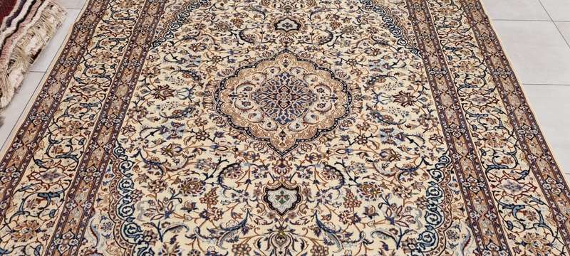 Fine Persian Nain Carpet 347cm x 258cm Hand Knotted