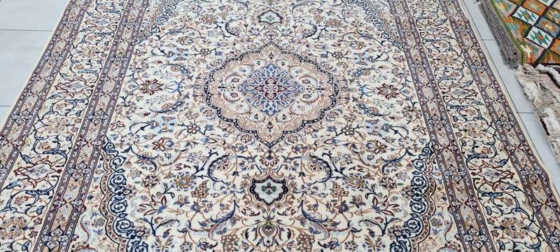Fine Persian Nain Carpet 347cm x 258cm Hand Knotted