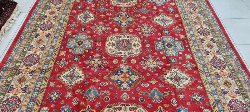 Afghan Kazak Carpet 394cm x 293cm Hand Knotted