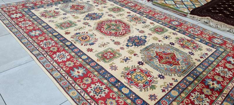 Afghan Kazak Carpet 300cm x 204cm Hand Knotted