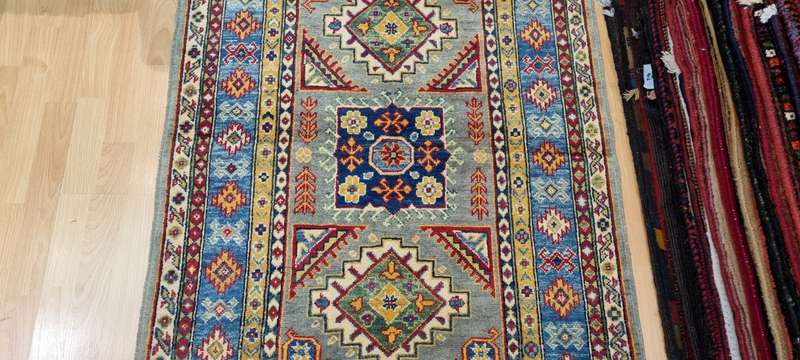 Afghan Kazak Carpet 148cm x 100cm Hand Knotted