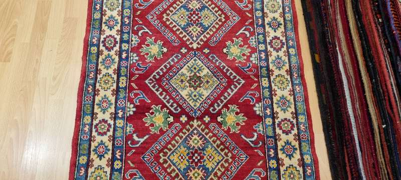 Afghan Kazak Carpet 149cm x 100cm Hand Knotted