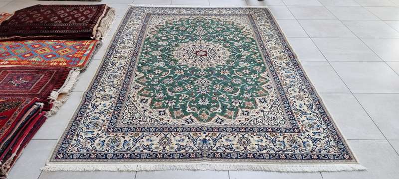 Fine Persian Nain Carpet 317cm x 212cm Hand Knotted