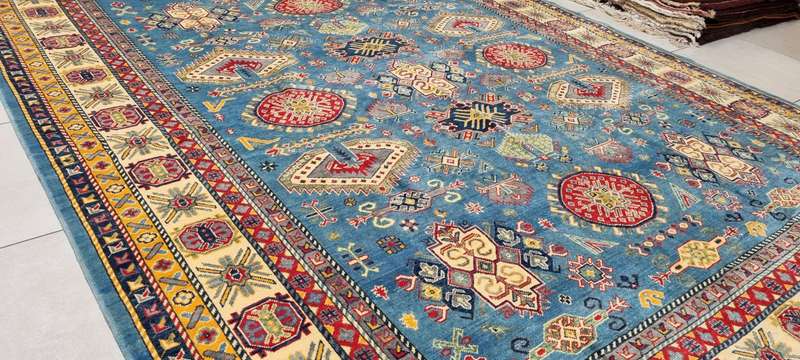 Afghan Kazak Carpet 360cm x 277cm Hand Knotted