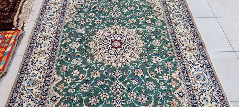 Fine Persian Nain Carpet 317cm x 212cm Hand Knotted