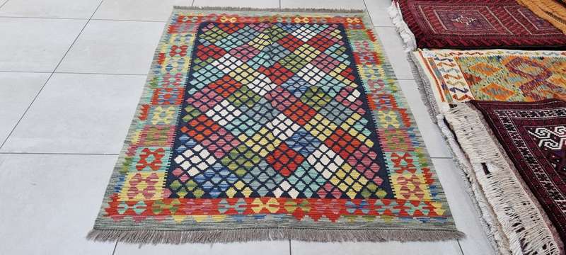 Afghan Chobi Kilim 180cm x 120cm Hand Made