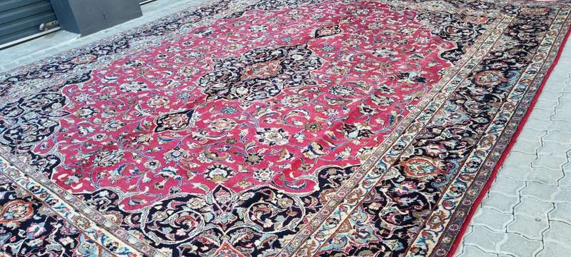Vintage Persian Kashmar Carpet  390cm x 297cm Hand Knotted