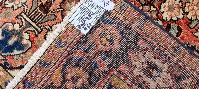 Persian Hamadan Carpet 282cm x 148cm Hand Knotted