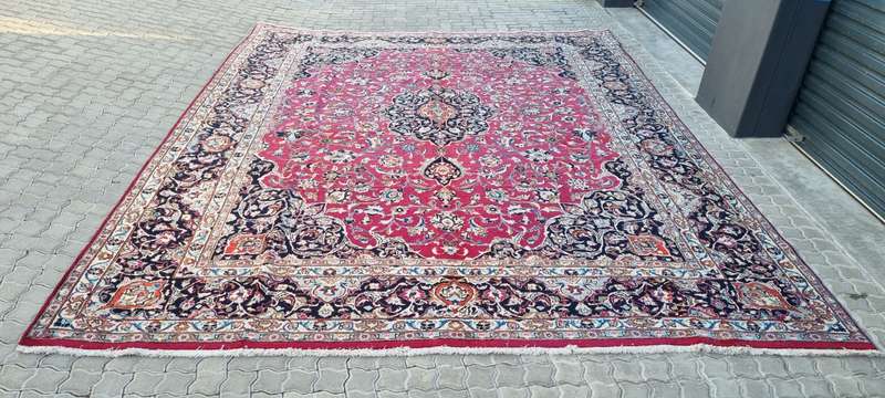 Vintage Persian Kashmar Carpet  390cm x 297cm Hand Knotted