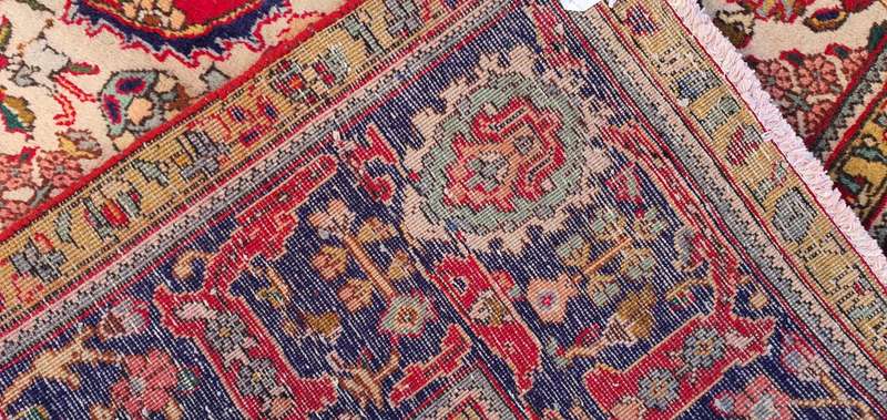 Vintage Persian Tabriz Carpet  390cm x 290cm Hand-Knotted