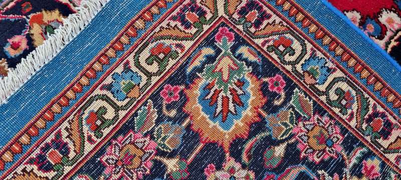 Vintage Persian Mashhad Carpet  387cm x 295cm Hand Knotted