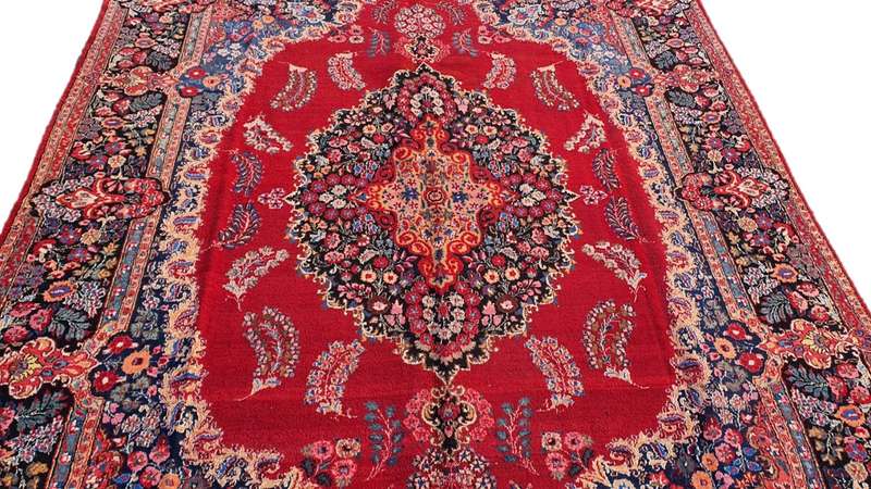 Vintage Persian Moud Carpet 385cm x 286cm Hand Knotted