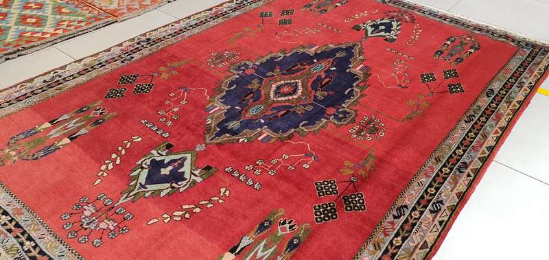 Very Fine Persian senneh Carpet 243cm x 163cm Hand Knotted