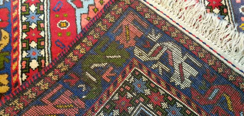 Very Fine Persian Yalemeh Carpet 150cm x 115cm Hand Knotted