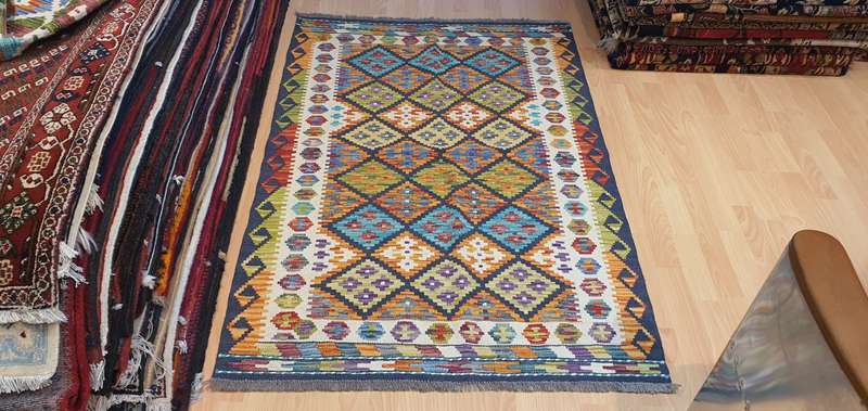Afghan Chobi Kilim 154cm x 100cm Hand Made