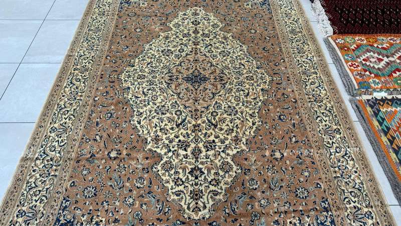 Very Fine Persian Nain Carpet 345cm x 220cm Hand Knotted