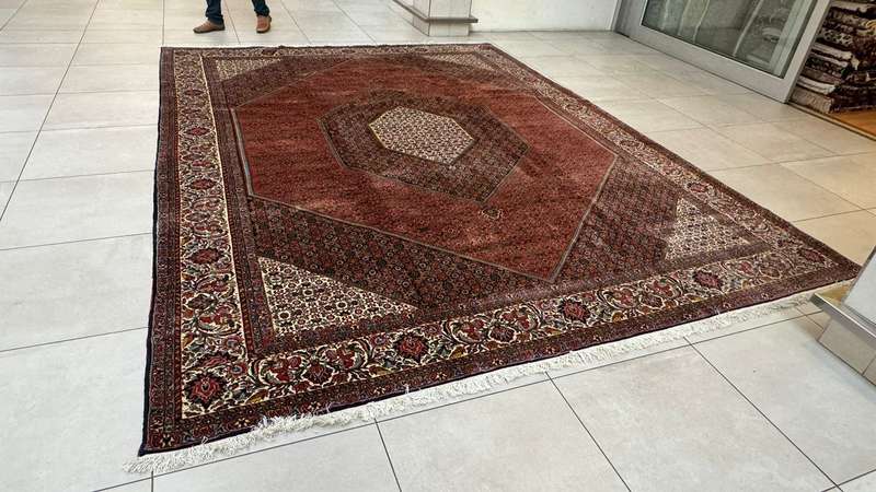 High Quality Persian Bidjar Carpet 395cm x 300cm Hand knotted