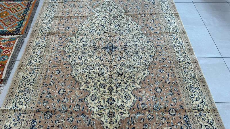 Very Fine Persian Nain Carpet 345cm x 220cm Hand Knotted