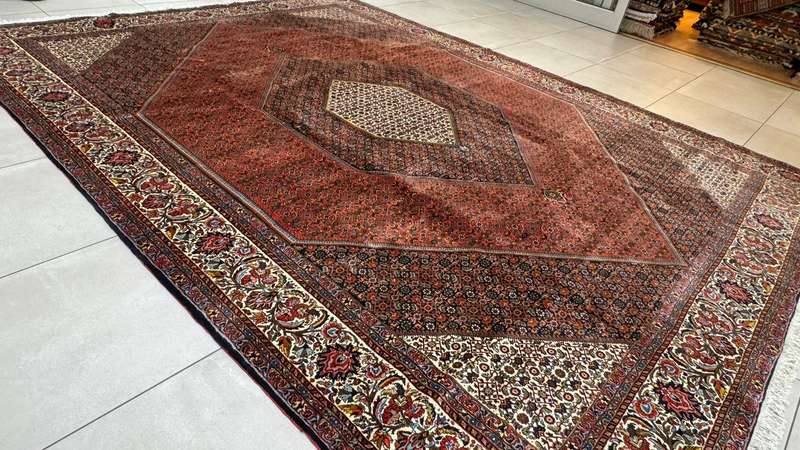 High Quality Persian Bidjar Carpet 395cm x 300cm Hand knotted
