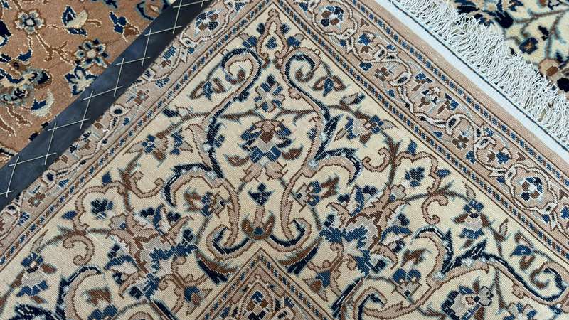 Very Fine Persian Nain Carpet 345cm x 220cm Hand Knotted