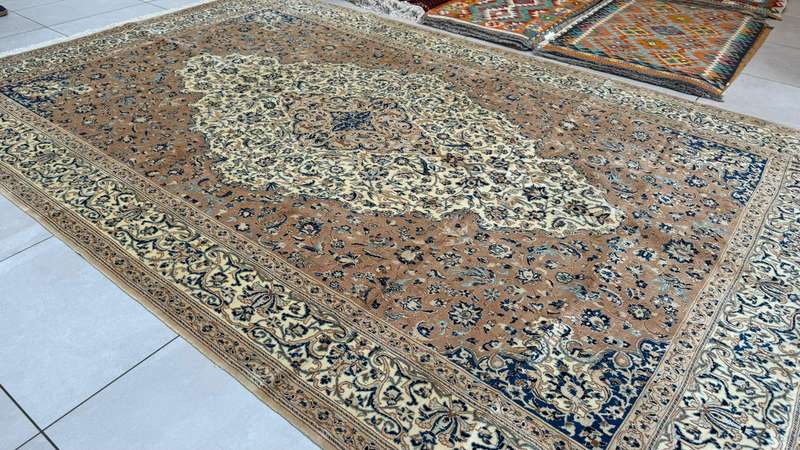 Very Fine Persian Nain Carpet 345cm x 220cm Hand Knotted