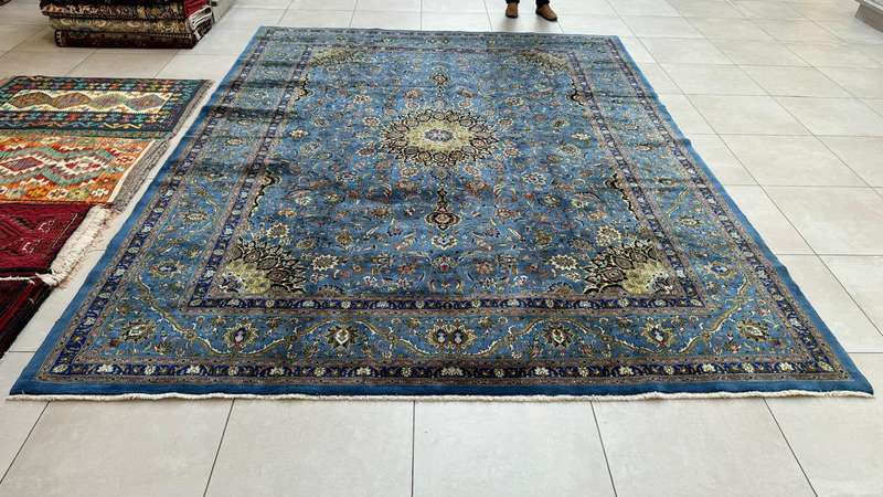 Fine Persian Mashhad Carpet  388cm x 292cm Hand-Knotted