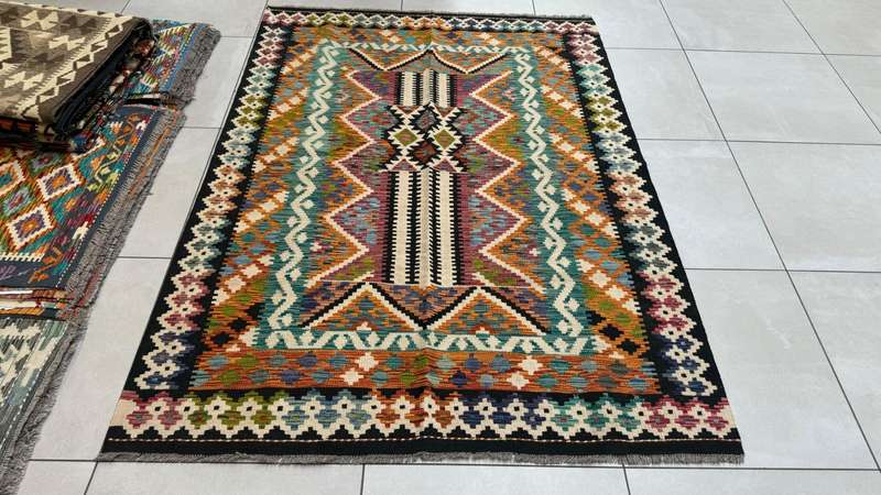 Afghan Chobi Kilim 200cm x 150cm Hand Made