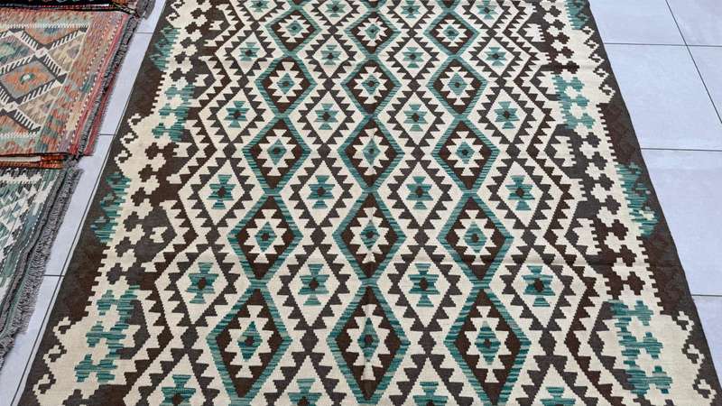 Afghan Chobi Kilim 290cm x 206cm Hand Made