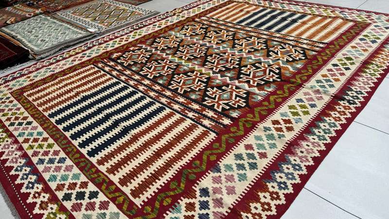 Afghan Chobi Kilim 347cm x 248cm Hand Made